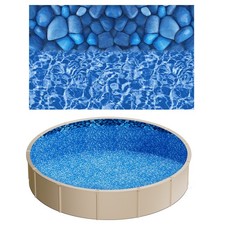 Uimoso 24ft Round Pool Liner Duobead 52in Wall Height Durable Vinyl Boulder picture