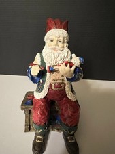 Vintage 1996 Santas From Around The World Finnish Santa Figurine May Co picture