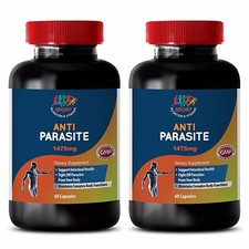 Expel Intestinal Worms - Anti Parasite Solution 1475mg - Cranberry Capsules 2B picture