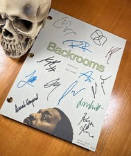 Backrooms Script Signed- Autograph Reprints- Chiwetel Ejiofor- Horror picture