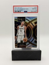 2023-24 Select Victor Wembanyama Silver Prizm Premier #121 RC PSA 10 picture