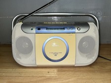 VTG Sony CFD-E100 Portable CD Radio Cassette-Corder Boombox - FM/AM, CD-R/RW picture