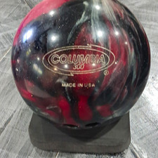 Columbia 300 Vintage Red/Black 15lbs With Ebonite Bag picture