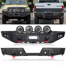 Vijay For 1994-2002 Dodge Ram 2500/3500 Front/Rear Bumpers W/Winch Plate& Lights picture
