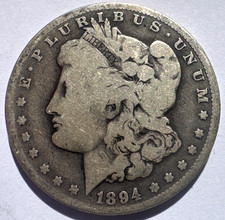1894 o 90% Silver Morgan Dollar $1 picture