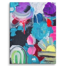 LOVE LIKE FALLING WATER. | Canvas PRINT Original Abstract Painting by Matt Scalf picture