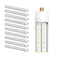 8FT LED Tube Bulbs 75W T10 T12 FA8 Single Pin 5000K 8 Foot LED Shop Light 10Pack picture