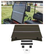 For 2014- UP EZGO TXT Golf Cart Windshield Windscreen Fold Down Folding Tinted picture