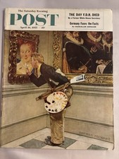 Lot of 3 Vintage Saturday Evening Post Magazines Norman Rockwell Covers 1955-57 picture