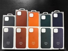 Magneitc Case For iPhone 14 Pro Max Plus 14 Original Leather Phone Case Mag safe picture