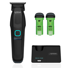 Supreme Trimmer RECHARGE Trimmer ST777 | w/ 2 Detachable Batteries | Black picture