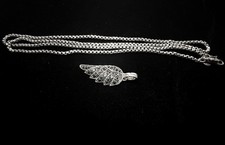 John Hardy Legends Eagle Wing Pendant Black Sapphire Spinel Naga Box Chain 26