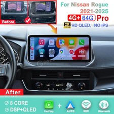 12.3'' 2K Screen CarPlay Android For Nissan Rogue 2021-2025 Car Radio GPS BT picture