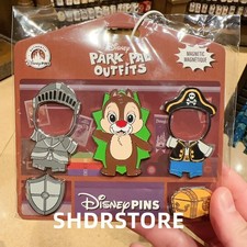 Disney Pin set authentic 2025 Dale pal outfits shanghai disneyland picture