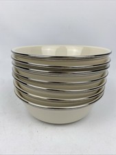 Lenox China Solitaire Platinum All Purpose Bowl 6 1/4” (set of 7)  Excellent picture