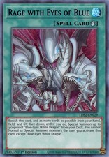 YUGIOH 1x Rage with Eyes of Blue (Blue) Ultra Rare LDS2-EN029 NM picture