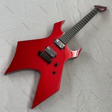 solid warlock electric guitar red Rounded fret Edge stainless Fret 24 frets picture