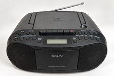 Sony CFD-S70 CD Cassette Boombox AM/FM Radio Mega Bass TESTED WORKING w Cord picture