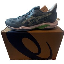 ASICS Blade FF 2 Low Top Lace Up Mesh Athletic Sneaker Blue 9.5/White 1071A117 picture