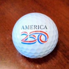 NEW - AMERICA 250 years logo golf ball - WHITE - unbranded - United States picture