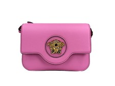 Versace La Medusa Pink Leather Shoulder Crossbody Bag Purse picture