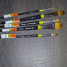 Artist's Loft Vienna Flat Paint Brush Set, Assorted Sizes, Long Handle picture