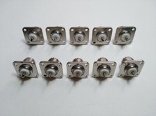 10 Pcs UHF female SO239 panel chassis mount coax cable connectors US Stock N260 picture