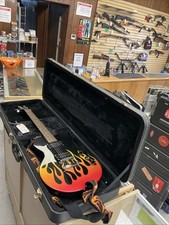 Epiphone Les Paul Special W/ Hard Case Flames Design 240429 picture