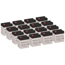 (16-PACK) APC RBC140 UPS Battery Replacement Set of 16 - 12V 5.5Ah by SigmasTek picture