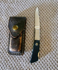 Rare Gerber Silver Knight By G.Sakai Folding Knife. picture