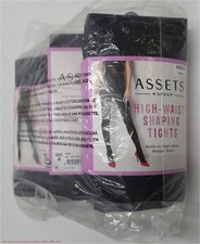 LOT OF 3 ASSETS by SPANX Women's High-Waist Shaping Tights Size 4 Black -182B picture