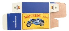 Matchbox #4 Triumph with Sidecar ‘61-‘65 Type D Repro Box  picture