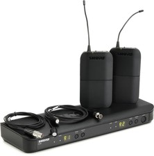 Shure BLX188/CVL Dual Channel Wireless Lavalier System - H9 Band picture