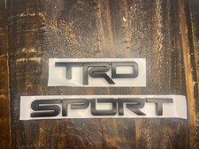Genuine Toyota TRD SPORT Emblems Kit Black PT413-0C180-02 picture