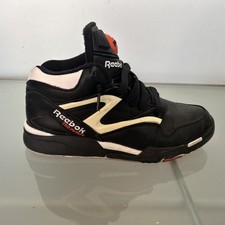 Reebok The Pump VTG Omni Zone II Black White Orange Hexalite Mens 8.5 J15298 picture