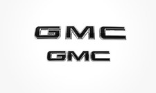 2025-2026 GMC Yukon Yukon XL Front & Rear Black Emblem Kit 85847236 Genuine OEM picture
