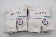 Goldtoe Signature Collection Women's 12pk Cotton Crew Socks Size 6-9 NWT picture