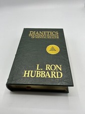 Leather Bound Dianetics Modern Science L. Ron Hubbard 1986 Commemorative Edition picture