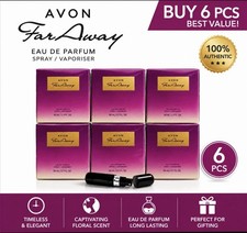 (6 Pack) Avon FAR AWAY Eau De Parfum Perfume Spray 1.7 oz/FREE TRAVEL SPRAY picture
