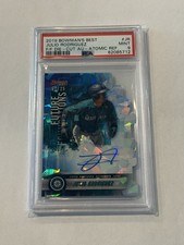 2019 BOWMAN'S BEST ATOMIC REFRACTOR JULIO RODRIGUEZ AUTO RC /25 PSA 9 MINT picture