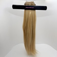 Donna Bella Hybrid Weft Extension Full Pack 18” #7/9 Rosegold Blend New Remy picture