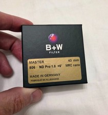 B+W MRC Nano Master #806 ND Filter (43mm, 6-Stop) picture