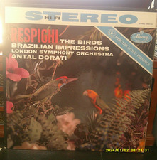 Respighi The Birds Brazilian Impressions Vinyl LP Record MERCURY FR1/FR1 SR90153 picture