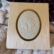 Lenox Wedding Promises Collection Post Bound Fabric Photo Album Ivory/Gold picture