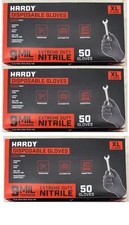 3 BOXES HARDY GLOVE 9MIL XL Mechanic Shop Gloves Super Strong BRAND NEW  SALE  picture