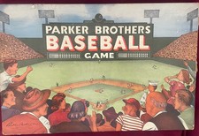 1950 Parker Brothers Baseball Board Game  -Wear at corners Good Condition picture