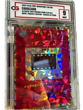 Pokémon FSA Cracked Ice Prism—Authentic 35mm Film Cell: Charizard— CG Graded 9 picture