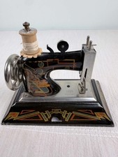 Vintage Casige 1015 Toy Sewing Machine Germany British Zone Art Deco 1940s picture