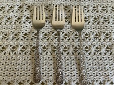 S. Kirk & Son Inc. Sterling Silver Repousse Salad Forks picture
