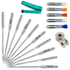 50 Pcs Universal Sewing Machine Needles 65/9, 75/11, 90/14, 100/16 and Heavy ... picture